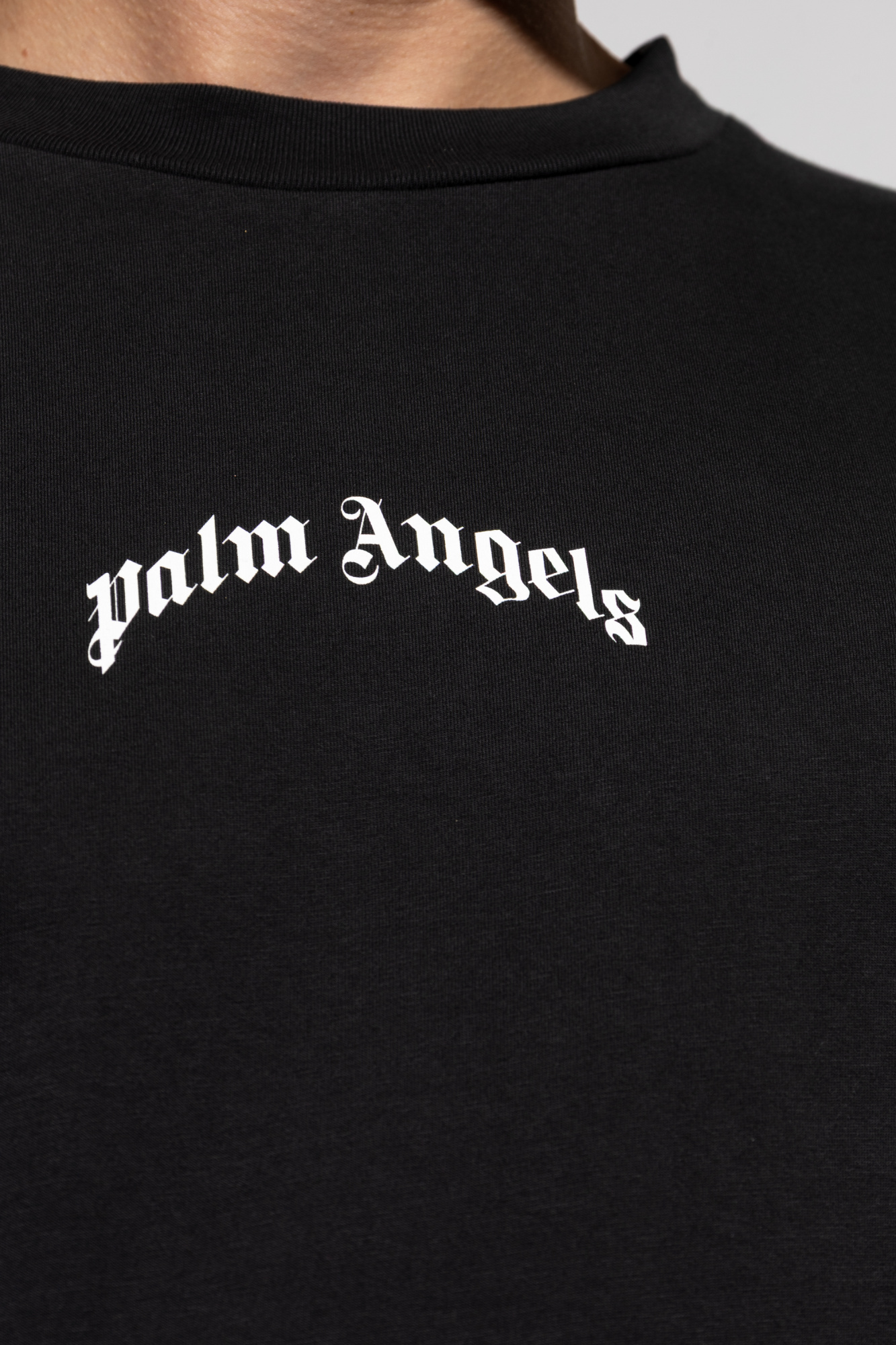 Black T-shirt with logo Palm Angels - Vitkac AS